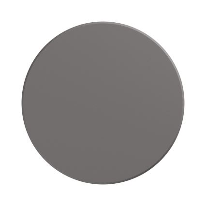 Udendørs LED væglampe PIATTA LED/18W/230V 3000/4000/6000K diameter 25 cm IP44 grå
