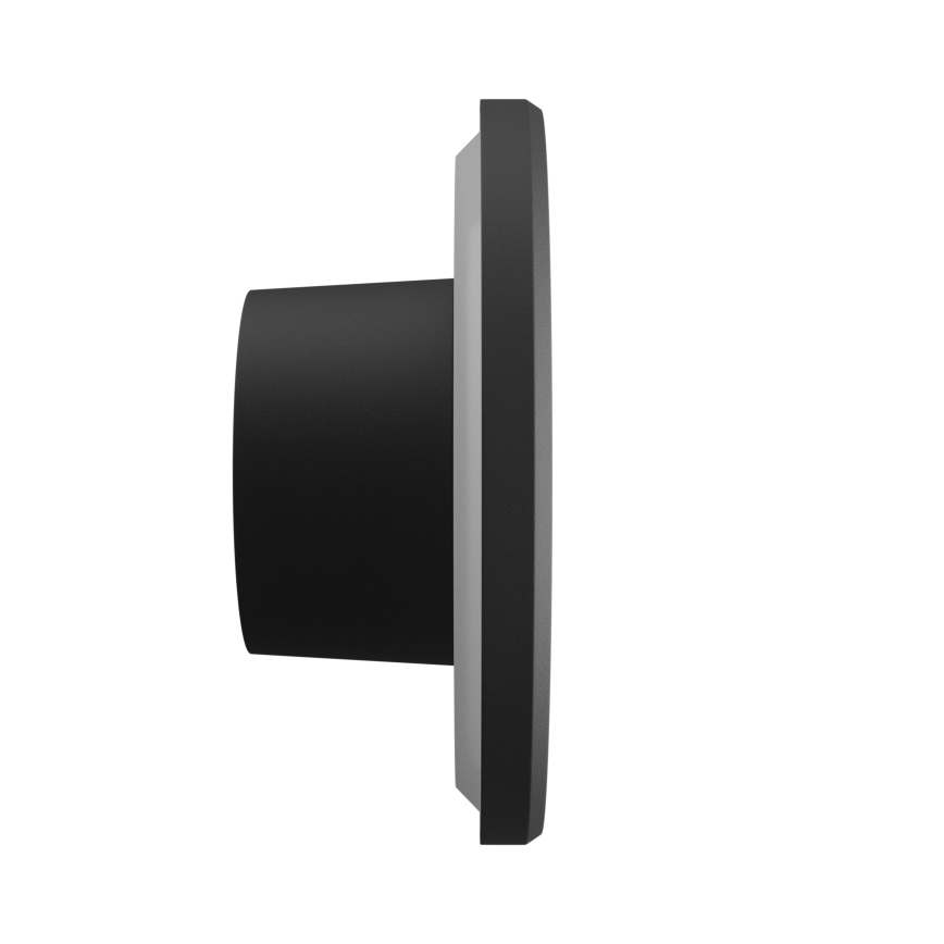 Udendørs LED væglampe PIATTA LED/18W/230V 3000/4000/6000K diameter 25 cm IP44 sort