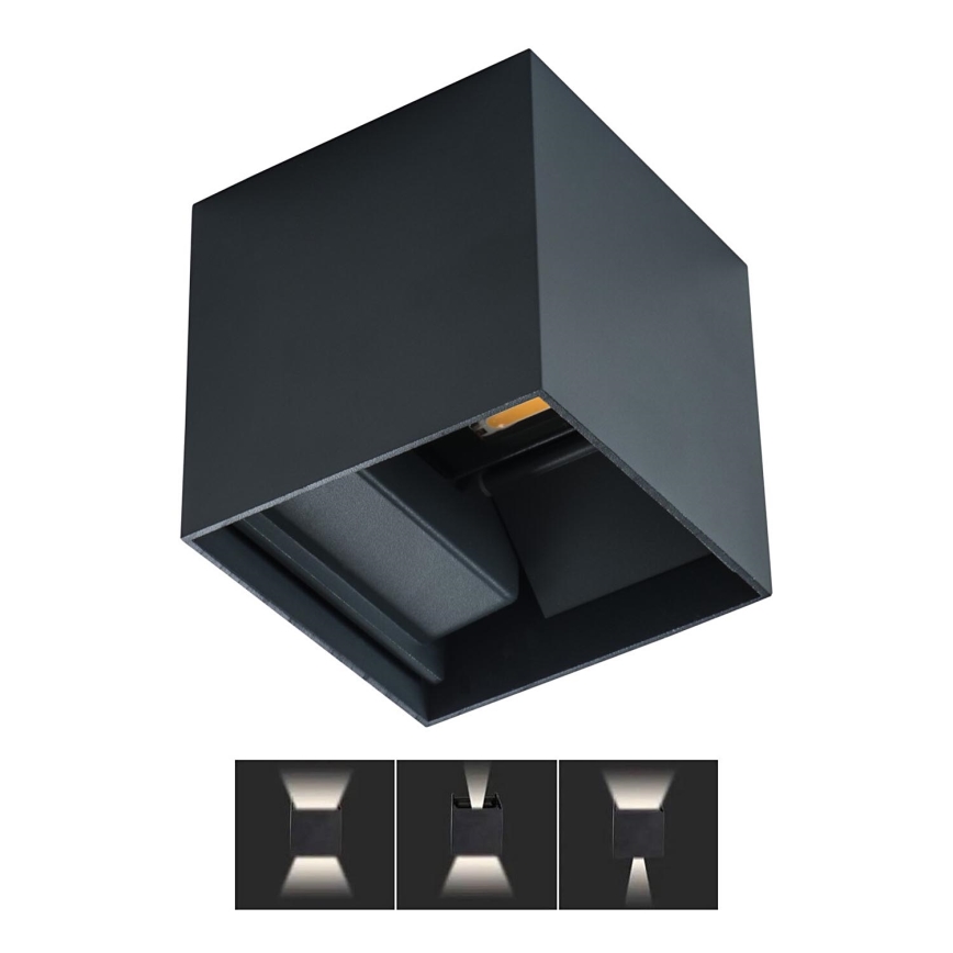Udendørs LED væglampe REKA LED/7W/230V IP54 antracit