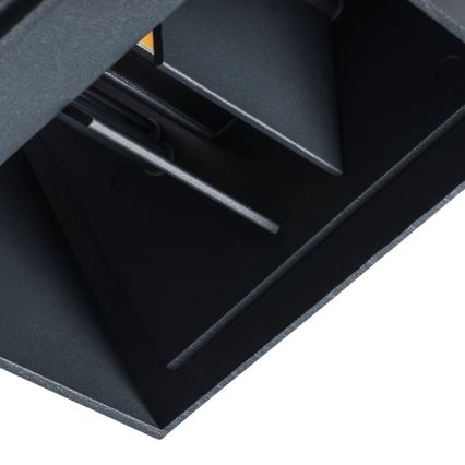 Udendørs LED væglampe REKA LED/7W/230V IP54 antracit