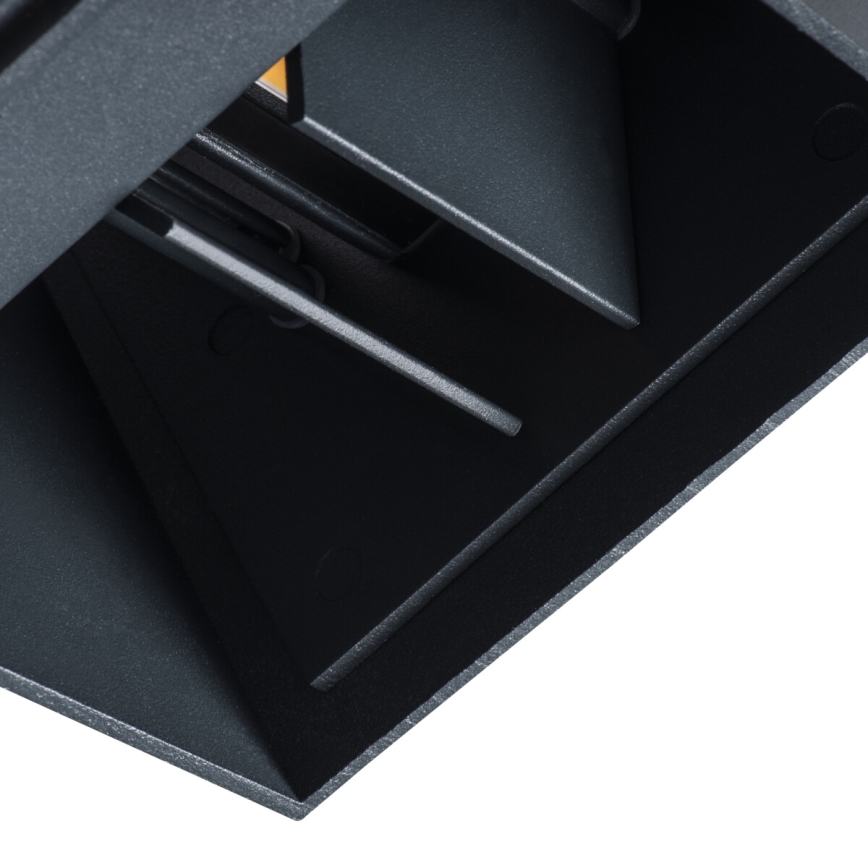 Udendørs LED væglampe REKA LED/7W/230V IP54 antracit