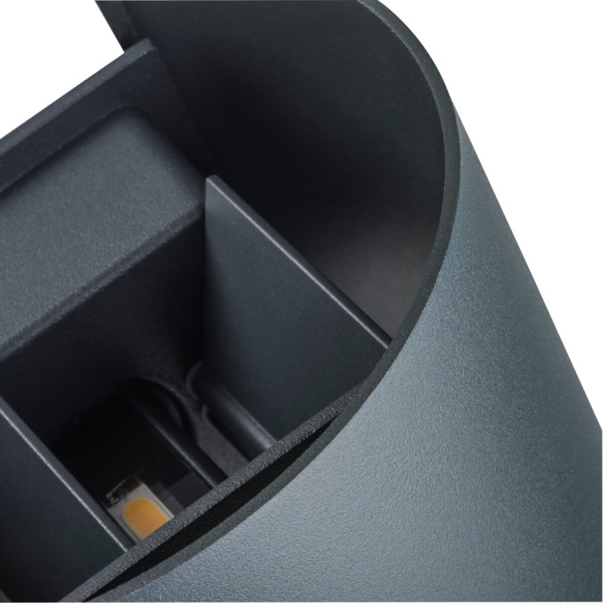 Udendørs LED væglampe REKA LED/7W/230V IP54 antracit