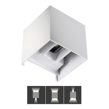 Udendørs LED væglampe REKA LED/7W/230V IP54 hvid