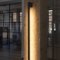 Udendørs LED væglampe YALTE LED/11W/230V 3000K IP54 sort