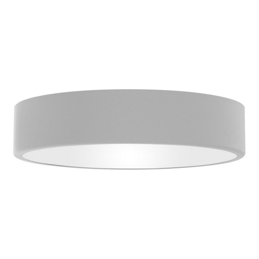 Udendørs loftlampe med sensor CLEO 3xE27/24W/230V diam. 40 cm grå IP54