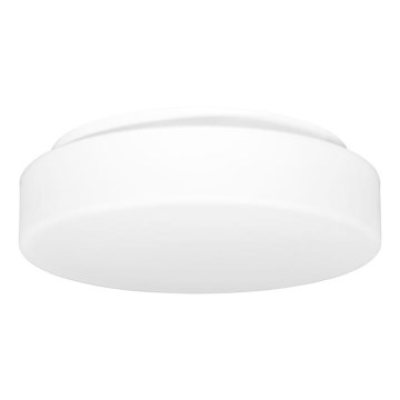 Udendørs loftlampe med sensor HECTOR 1xE27/60W/230V diameter 30 cm IP44 opal hvid