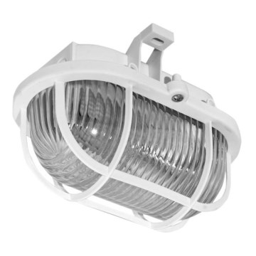 Udendørs loftlampe OVAL 1xE27/60W/230V IP44