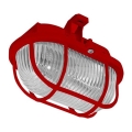 Udendørs loftlampe OVAL 1xE27/60W/230V IP44 rød