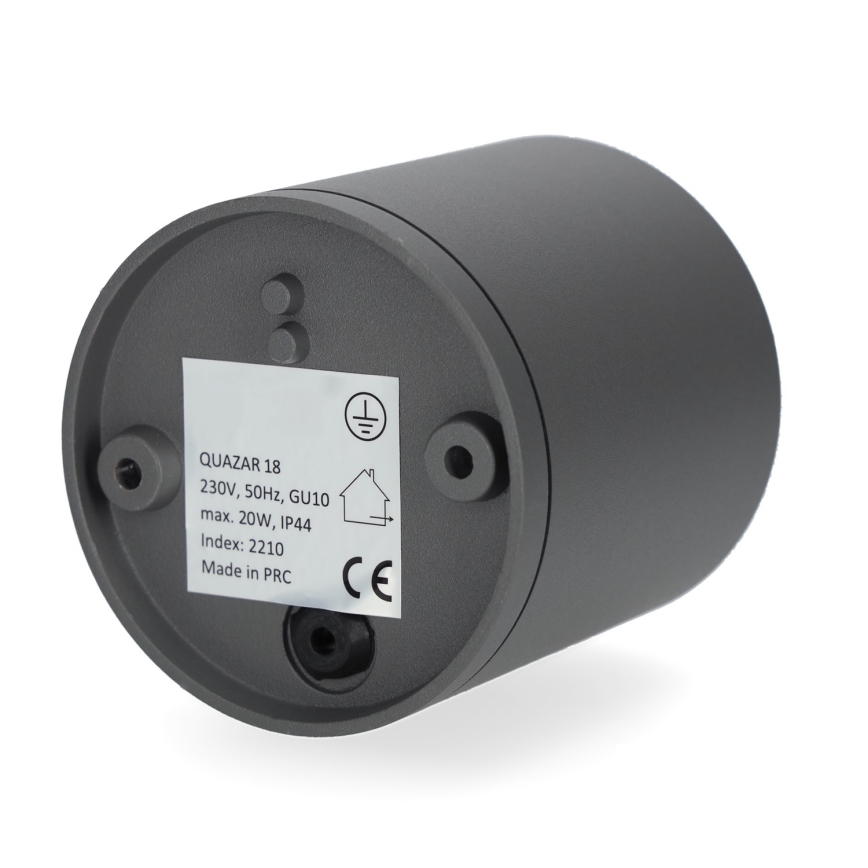 Udendørs loftlampe QUAZAR 1xGU10/20W/230V IP44