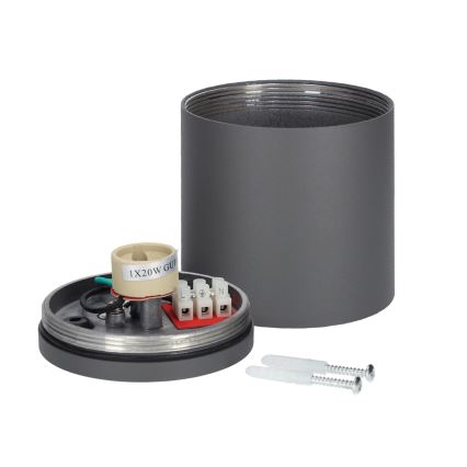 Udendørs loftlampe QUAZAR 1xGU10/20W/230V IP44