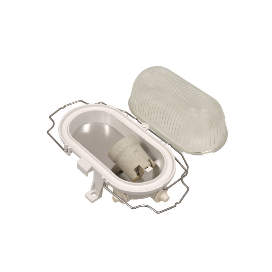 Udendørs loftlampe RADUS 1xE27/60W/230V IP54 hvid