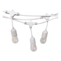 Udendørs lyskæde STRING, 15 x E27 (maks. 40 W), 230 V, 15 m, IP65