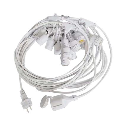 Udendørs lyskæde STRING, 15 x E27 (maks. 40 W), 230 V, 15 m, IP65