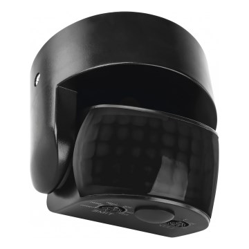 Udendørs PIR bevægelses- og skumringssensor 1200W/230V IP65 sort