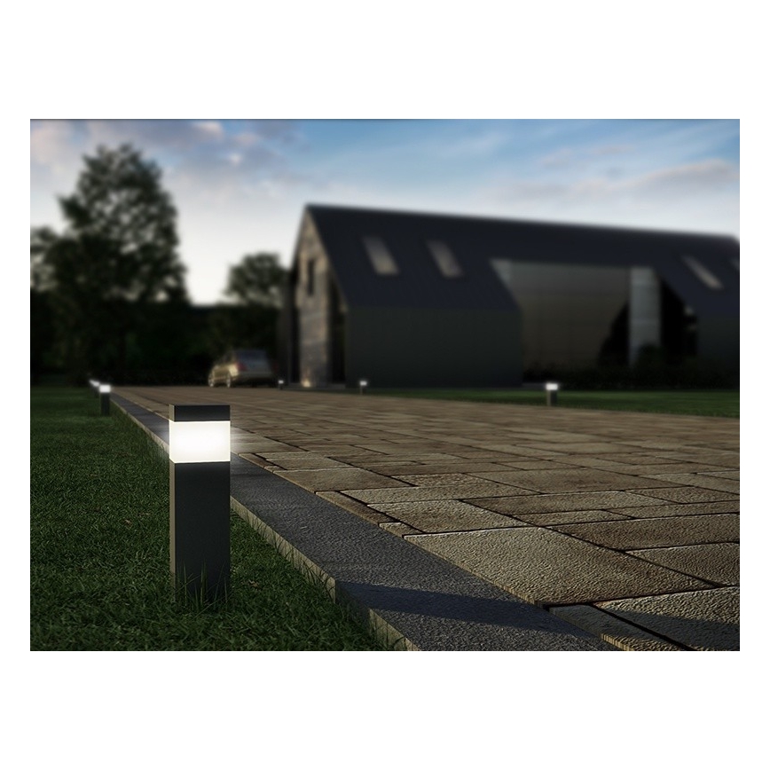 Udendørs sensorlampe med stikkontakt GARD 1xE14/60W/230V IP44