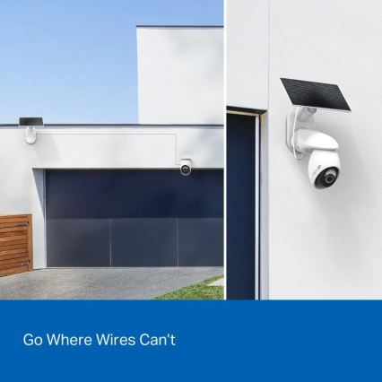 Udendørs solcellekamera IP65 Wi-Fi