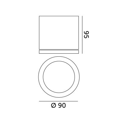 Udendørs spotlampe 1xGU10/35W/230V IP54 rund sort