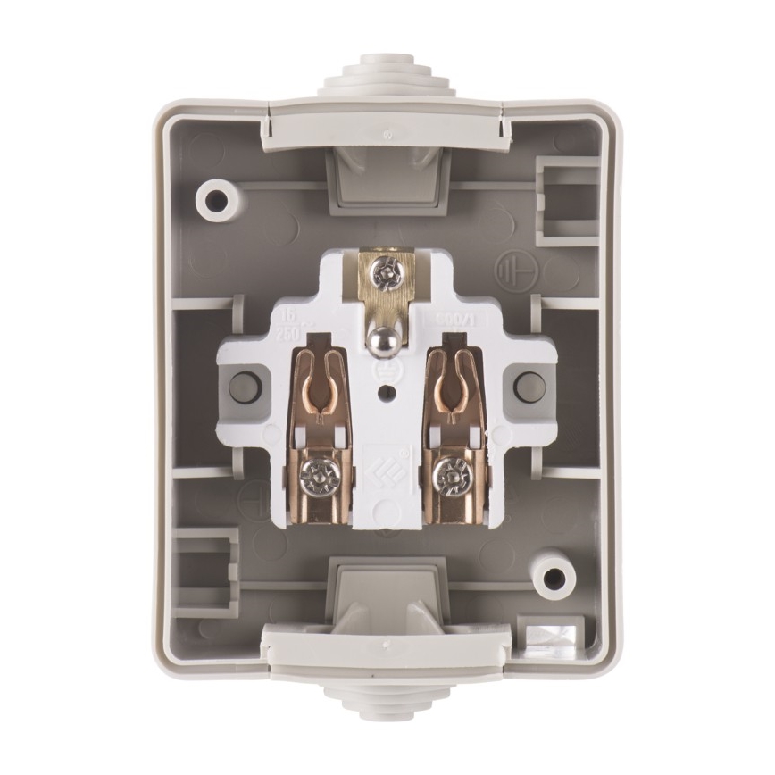 Udendørs stikkontakt FRENCH 250V/16A IP54