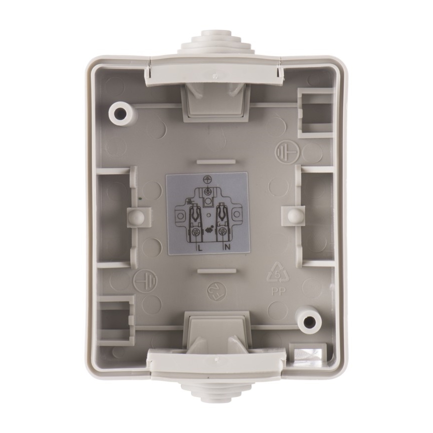 Udendørs stikkontakt FRENCH 250V/16A IP54