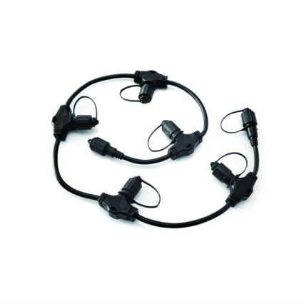 Udendørs tilslutningskabel EASY CONNECT 5 tilslutningsdele 1m IP67