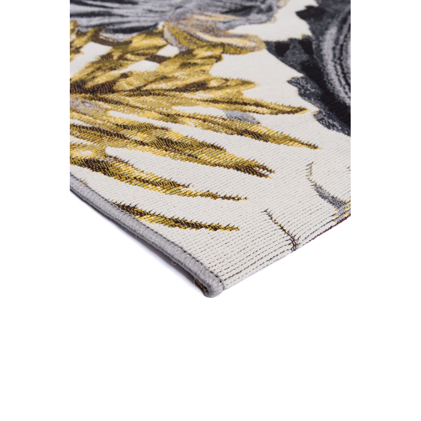 Udendørs tæppe CAPPUCCINO 80x165 cm guld/grå