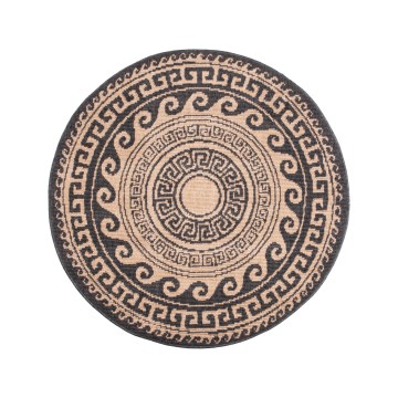 Udendørs tæppe DELMAR 80 cm brun/beige