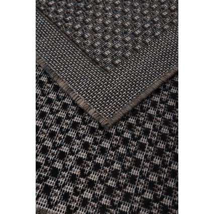 Udendørs tæppe EXPRESS NEW OUTDOOR 120x160 cm antracit/brun