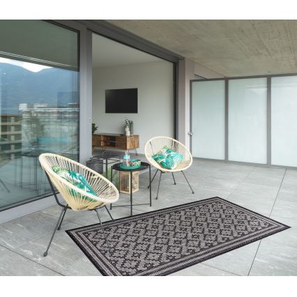 Udendørs tæppe EXPRESS NEW OUTDOOR 120x160 cm antracit/grå