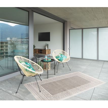 Udendørs tæppe EXPRESS NEW OUTDOOR 160x220 cm grå/beige