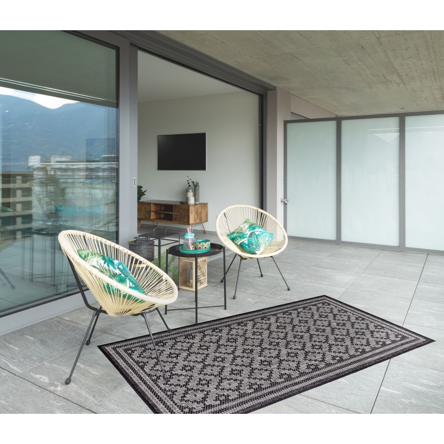 Udendørs tæppe EXPRESS NEW OUTDOOR 80x150 cm antracit