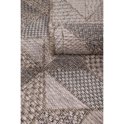 Udendørs tæppe ORIA 160x220 cm grå/beige