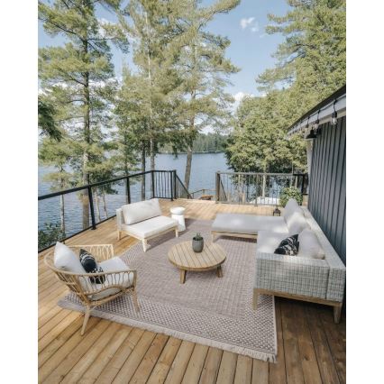 Udendørs tæppe ORIA 70x140 cm beige