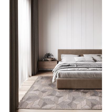 Udendørs tæppe ORIA 70x140 cm grå/beige