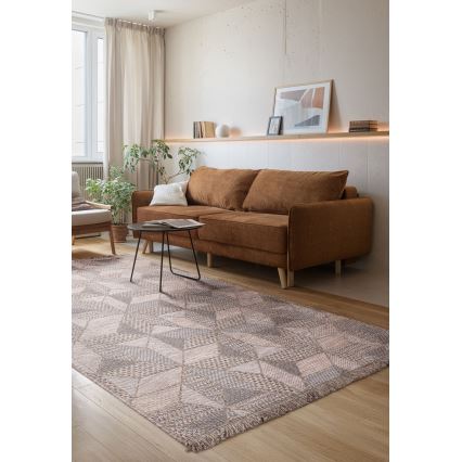 Udendørs tæppe ORIA 70x140 cm grå/beige