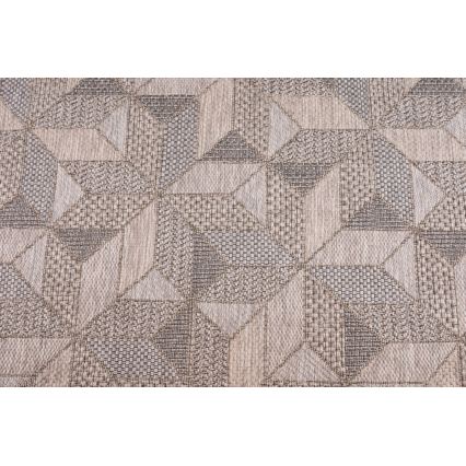 Udendørs tæppe ORIA 70x140 cm grå/beige
