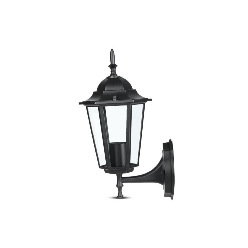 Udendørs væglampe 1xE27/40W/230V IP44 sort