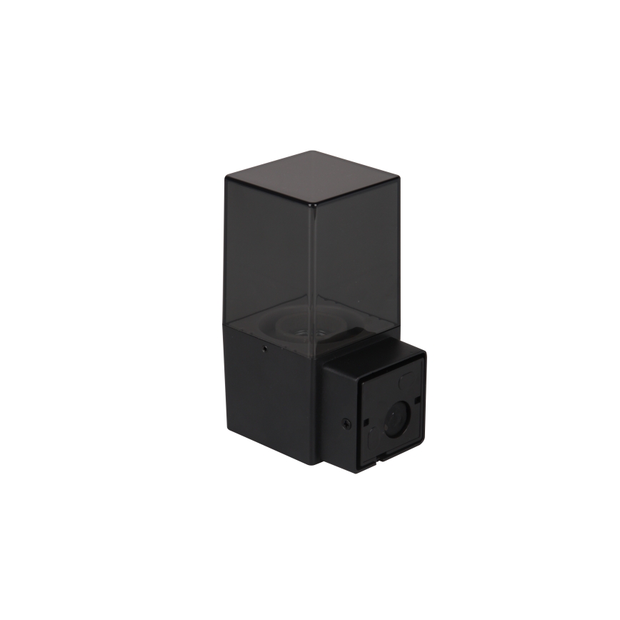 Udendørs væglampe 1xE27/40W/230V IP44 sort/røget