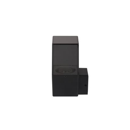 Udendørs væglampe 1xE27/40W/230V IP44 sort/røget