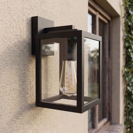 Udendørs væglampe 1xE27/40W/230V IP54 sort