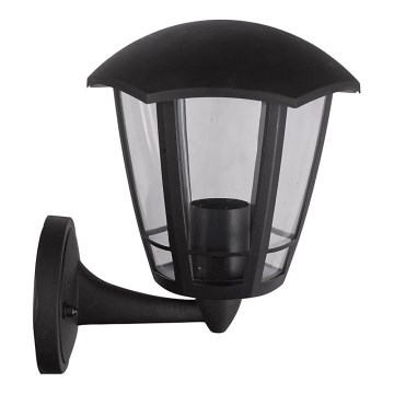 Udendørs væglampe 1xE27/42W/230V IP44 sort