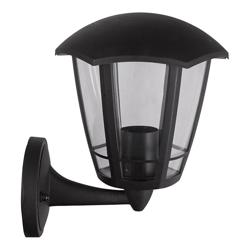 Udendørs væglampe 1xE27/42W/230V IP44 sort
