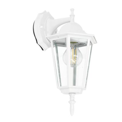 Udendørs væglampe 1xE27/60W/230V IP44 hvid