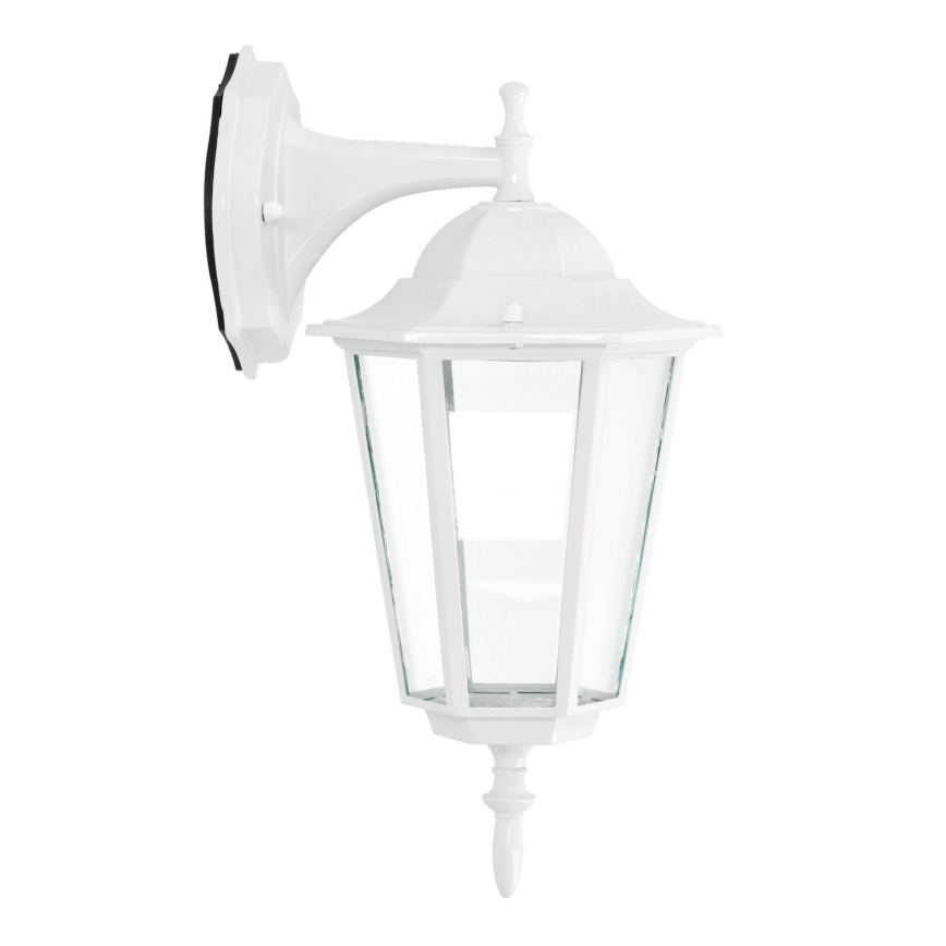 Udendørs væglampe 1xE27/60W/230V IP44 hvid