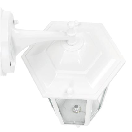 Udendørs væglampe 1xE27/60W/230V IP44 hvid