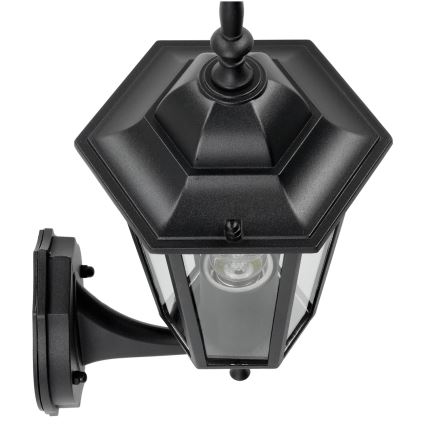 Udendørs væglampe 1xE27/60W/230V IP44 sort