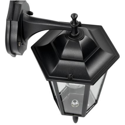 Udendørs væglampe 1xE27/60W/230V IP44 sort