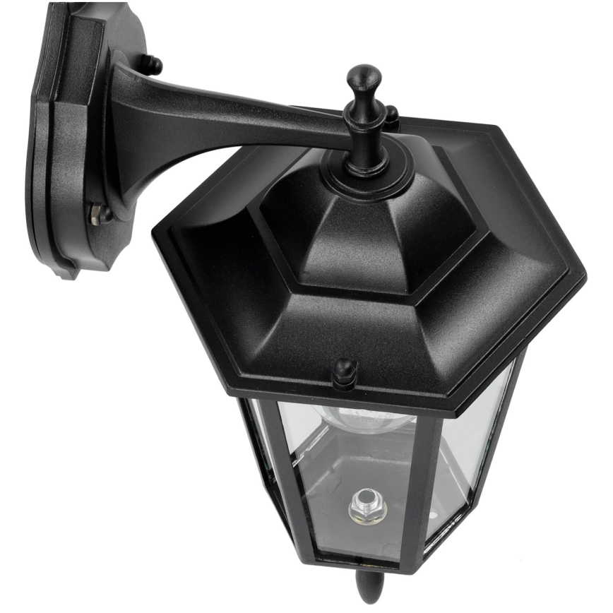 Udendørs væglampe 1xE27/60W/230V IP44 sort