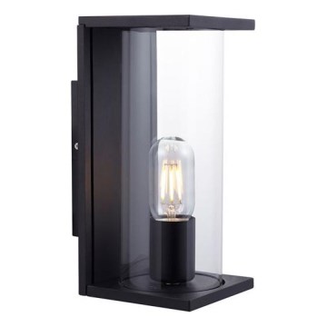 Udendørs væglampe 1xE27/60W/230V IP44 sort