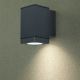 Udendørs væglampe 1xGU10/20W/230V IP44 grå
