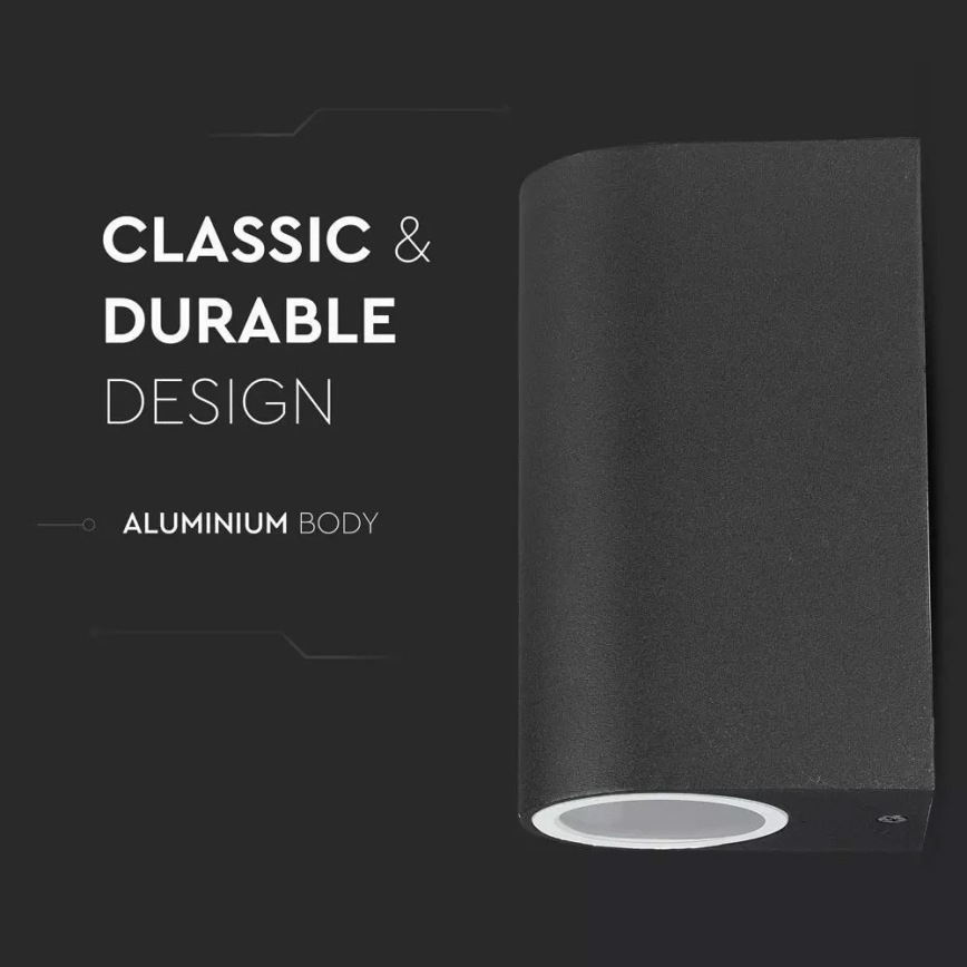 Udendørs væglampe 2xGU10/20W/230V IP44